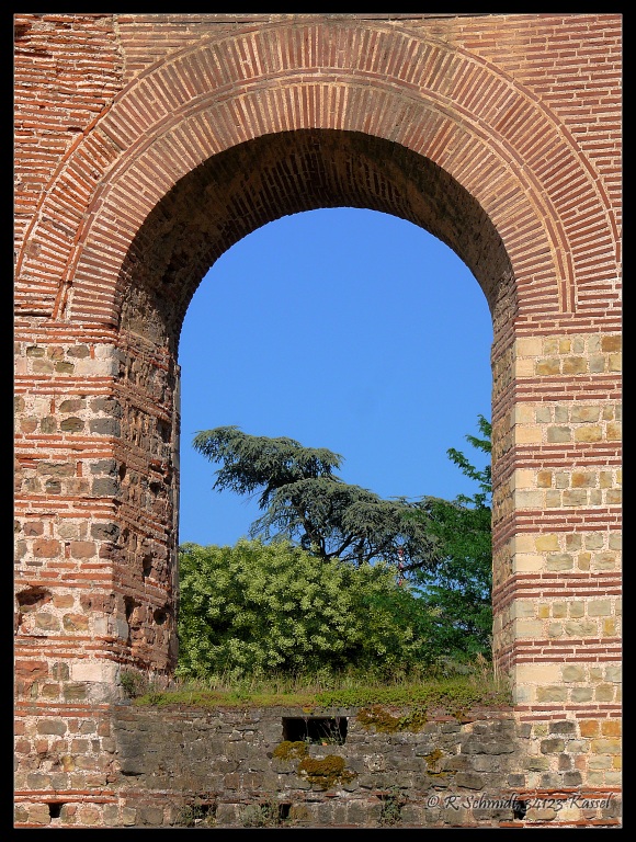 Kaisertherme Trier - Bild im Bild III