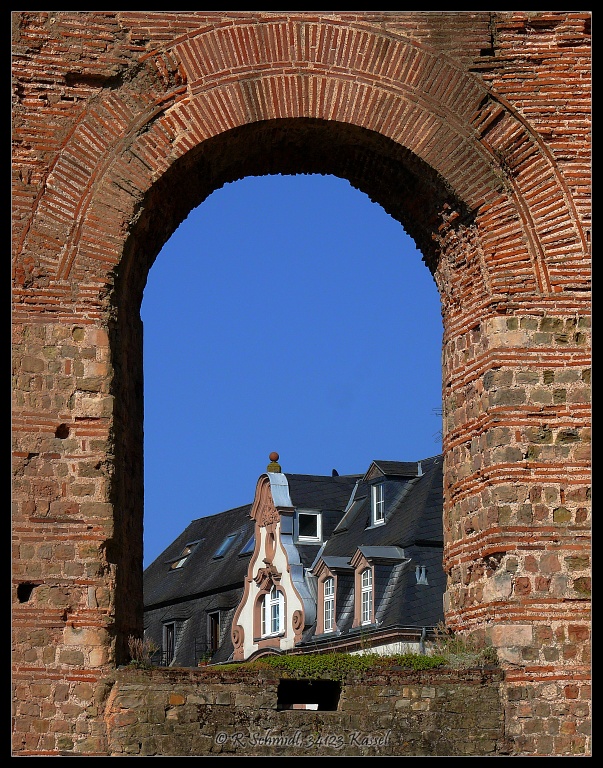 Kaisertherme Trier - Bild im Bild I