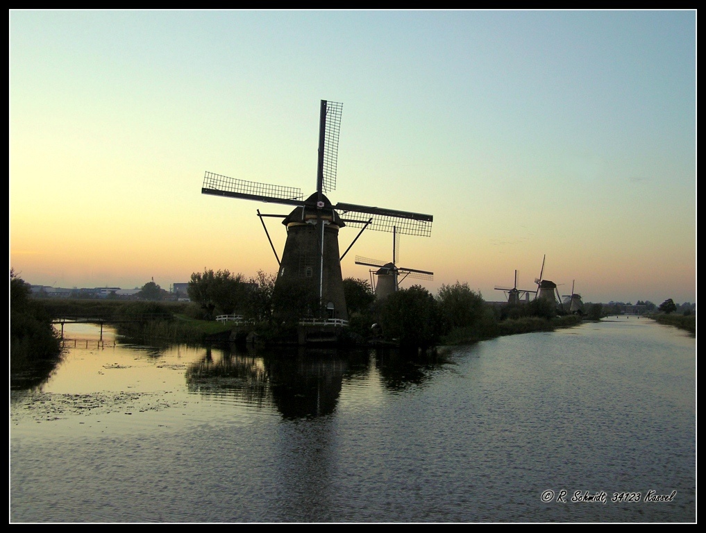 Windmuehlen auf Kinderdijk